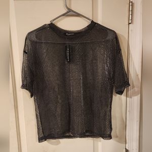 Sheer top from fashion nova